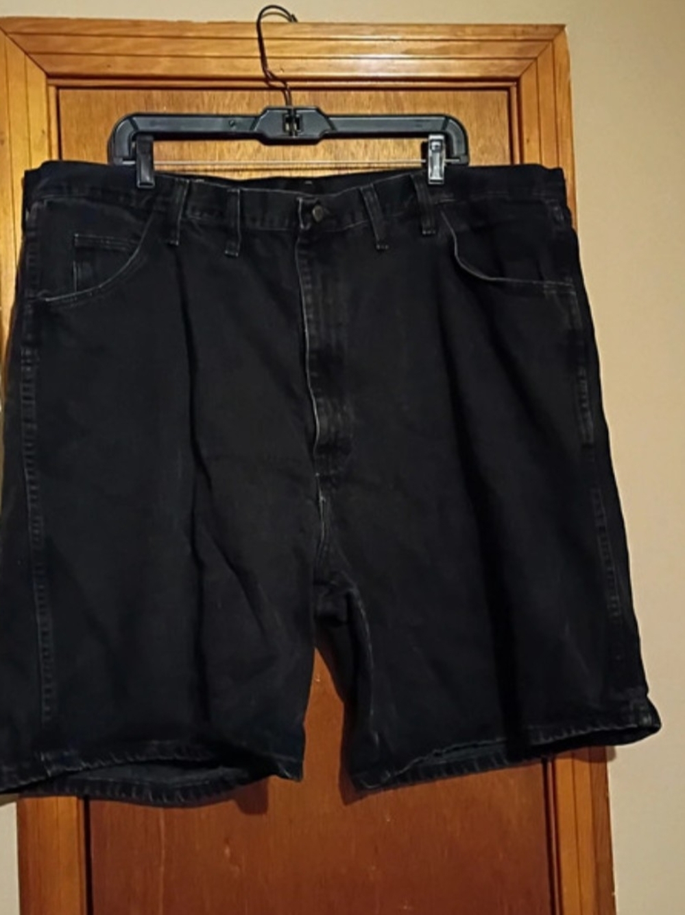 Wrangler Black Men's Denim Jean Shorts